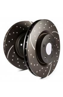EBC 3GD Dimpled Slotted Discs REAR CL7 CL9 GD1400