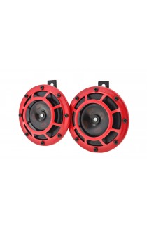 Hella Supertone Horn Kit 12V 300/500HZ Red 003399801