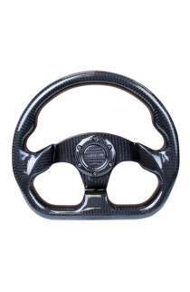 NRG Carbon Fibre Steering Wheel Flat
