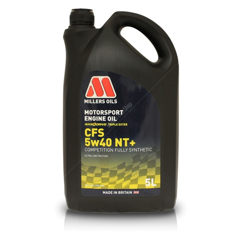 Millers CFS 5w40 NT Nanodrive Fully Synthetic Performance Engine Oil - 5L 7963GMS