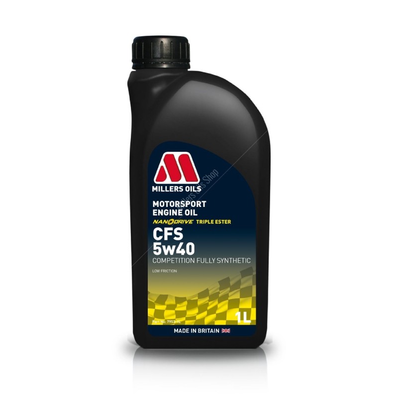 Millers CFS 5w40 Fully Synthetic Performance Engine Oil - 1L 7953JMP