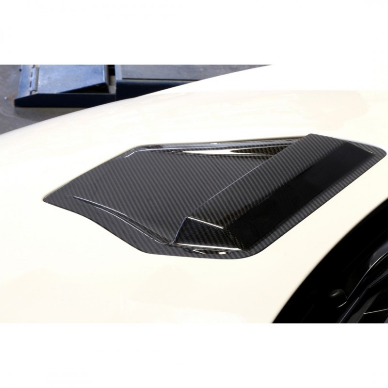 APR Carbon Bonnet Vent Scoop - FK8 Type-R - CF-917005