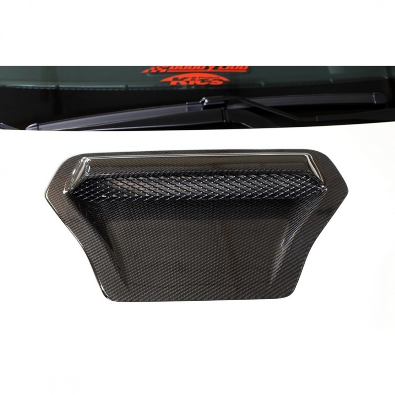 APR Carbon Bonnet Vent Scoop - FK8 Type-R - CF-917005