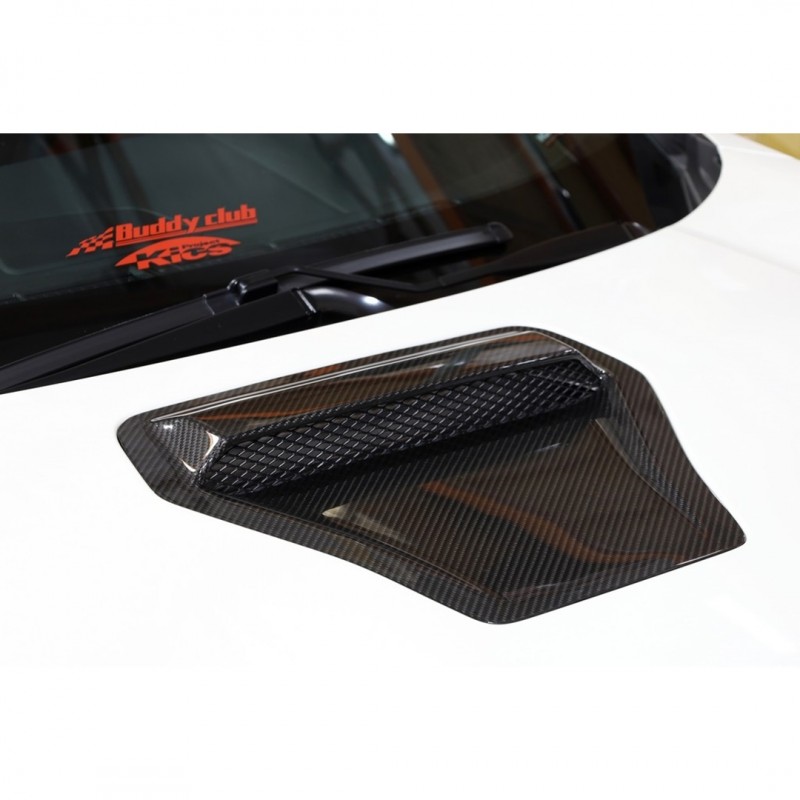 APR Carbon Bonnet Vent Scoop - FK8 Type-R - CF-917005