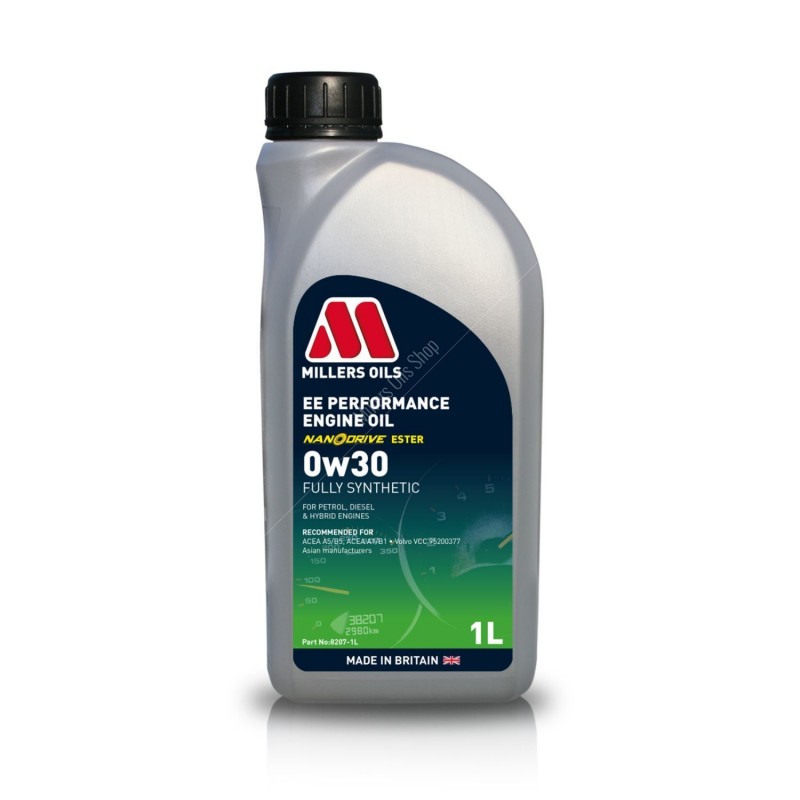 Millers EE Performance 0w30 Fully Synth Engine Oil 1L 8207JEP