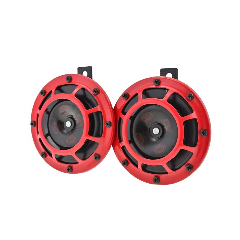 Hella Supertone Horn Kit 12V 300/500HZ Red 003399801