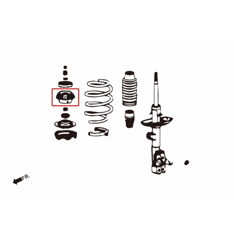 Hardrace Front Reinforced Strut Mounts CR-Z 7258