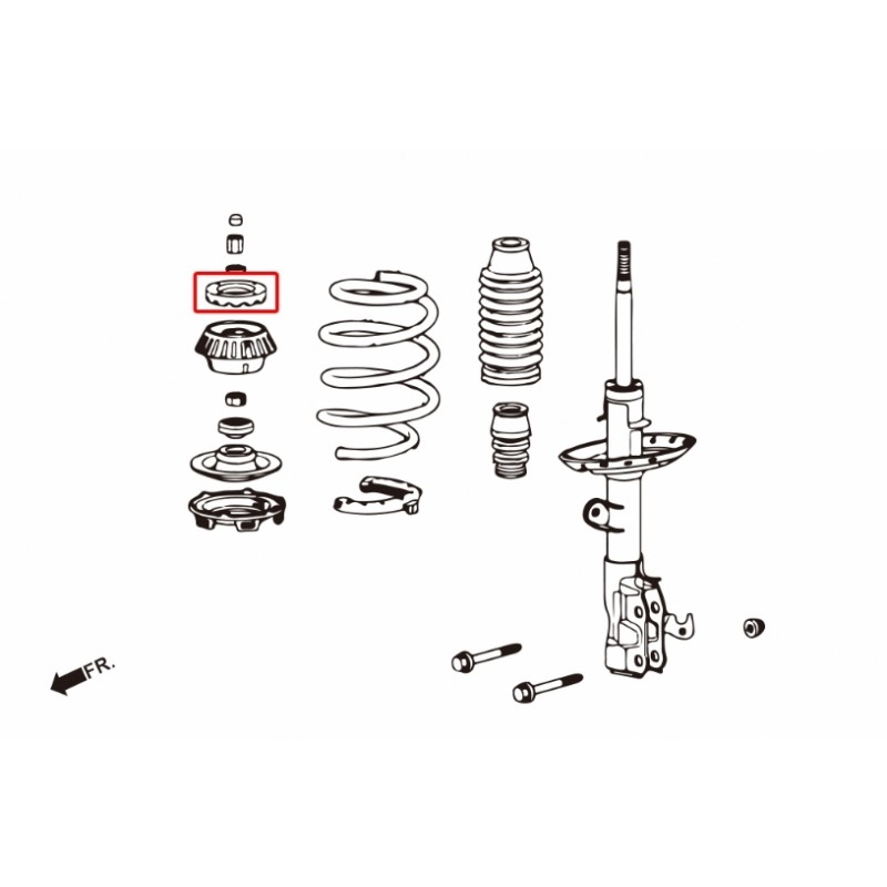 Hardrace Front Reinforced Strut Mounts CR-Z 8878