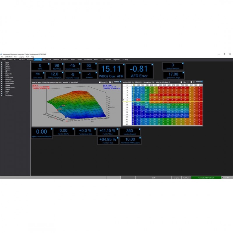 Motorsport Electronics ME221 Gen2 Plug-in ECU MX-5 ME221-Gen2-MX59697 Programmable ECU 4 Cylinder Mazda MX-5 NA