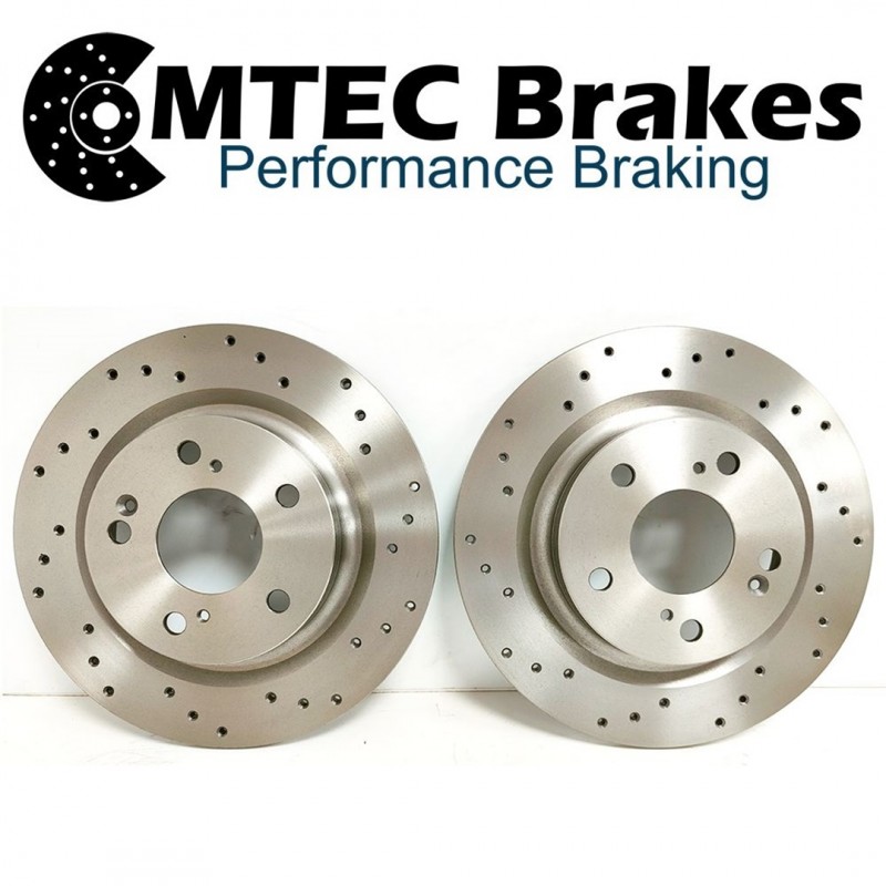 MTEC Performance Rear Discs FK8 FL5 MTEC4128 Drilled Only