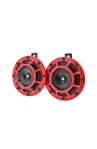 Hella Supertone Horn Kit 12V 300/500HZ Red 003399801