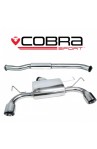 Cobra Resonated Cat-Back Exhaust Evo 10 Evo x tuning performance MT32 lancer 