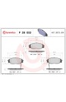 Brembo Front STD Brake Pads EP3 FN2 S2000