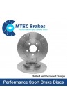 MTEC Performance Rear Discs FK2 MTEC5911 Drilled & Grooved