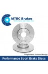 MTEC Performance Front Discs FK2 FK8 FL5 MTEC4014HC Dimpled & Grooved